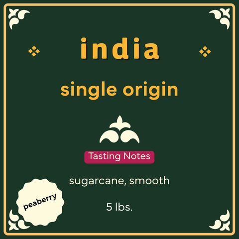 India - Washed Peaberry (5lb)