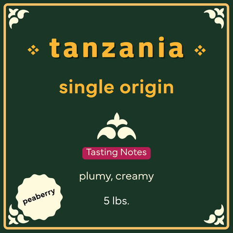 Tanzania Peaberry (5lbs)