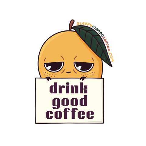 Sleepy Mango Sticker Duo