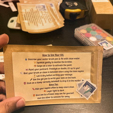 Potchi Postcard Art Kit